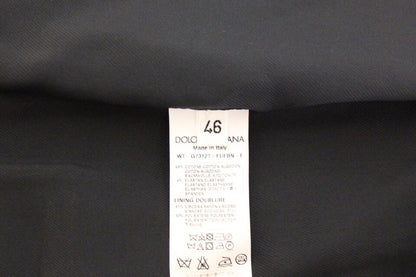 Dolce &amp; Gabbana Blue Cotton Stretch Dress Vest Blazer