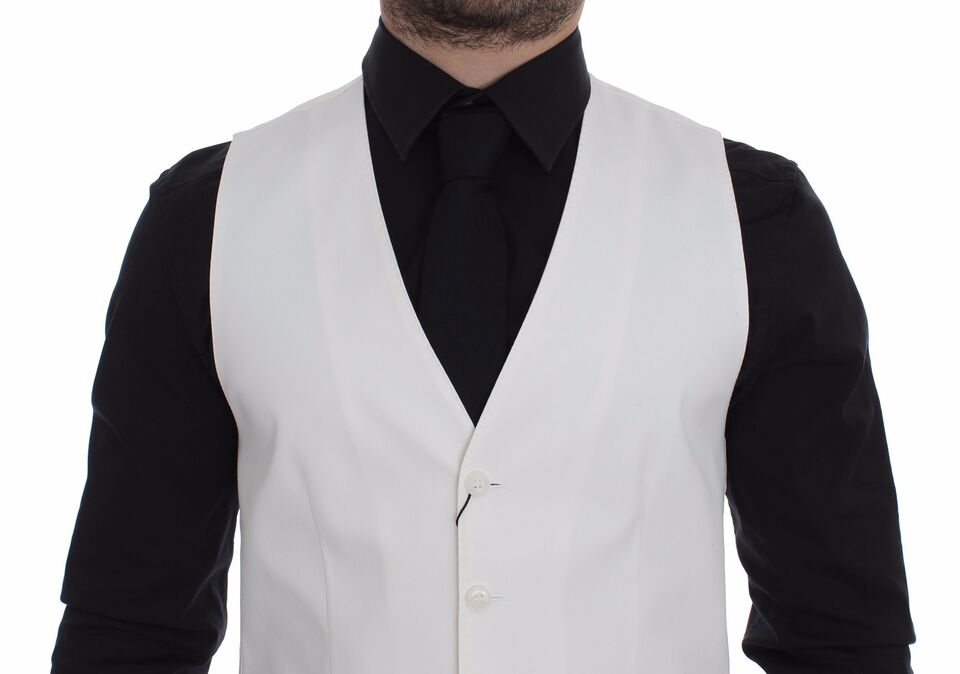 Dolce &amp;amp; Gabbana Vit Kavaj i Bomull och Sidenblandning