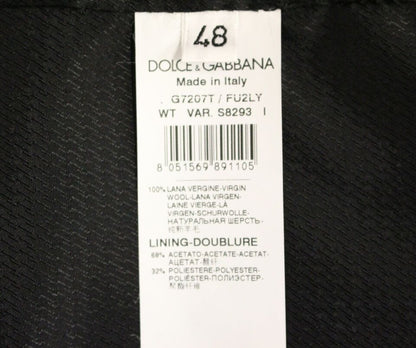 Dolce &amp;amp; Gabbana Grå Ull Formell Klänning Väst Väst