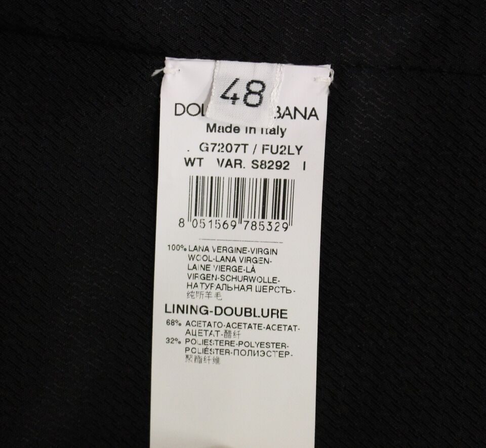 Dolce &amp; Gabbana Gray Wool Formal Dress Vest Gilet Weste