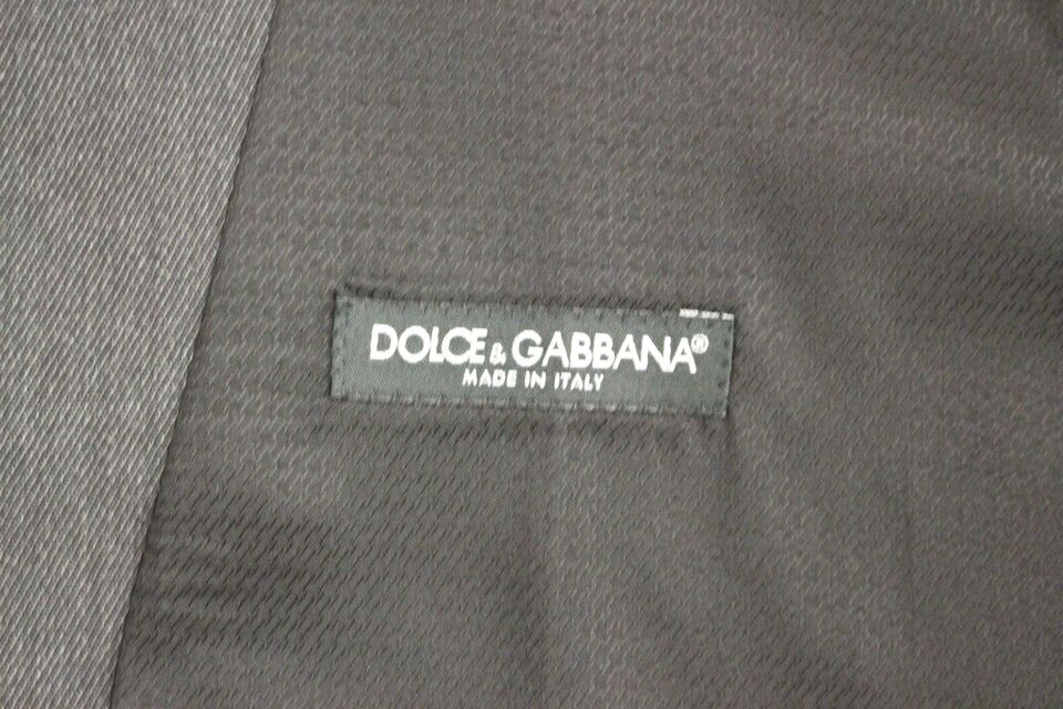 Dolce &amp; Gabbana Gray Wool Formal Dress Vest Gilet Weste