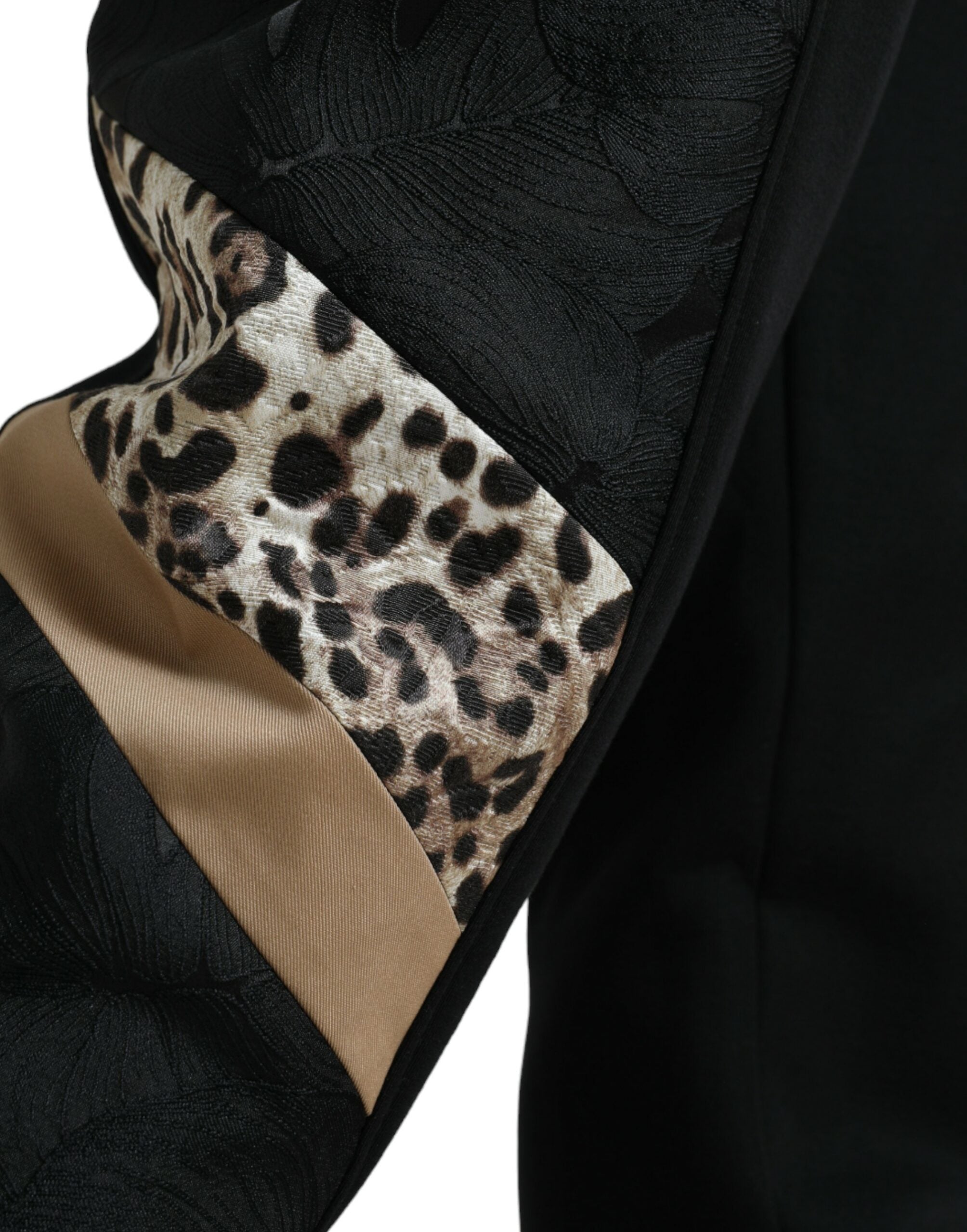 Dolce &amp; Gabbana Black Cotton Slim Stretch Jogger Pants