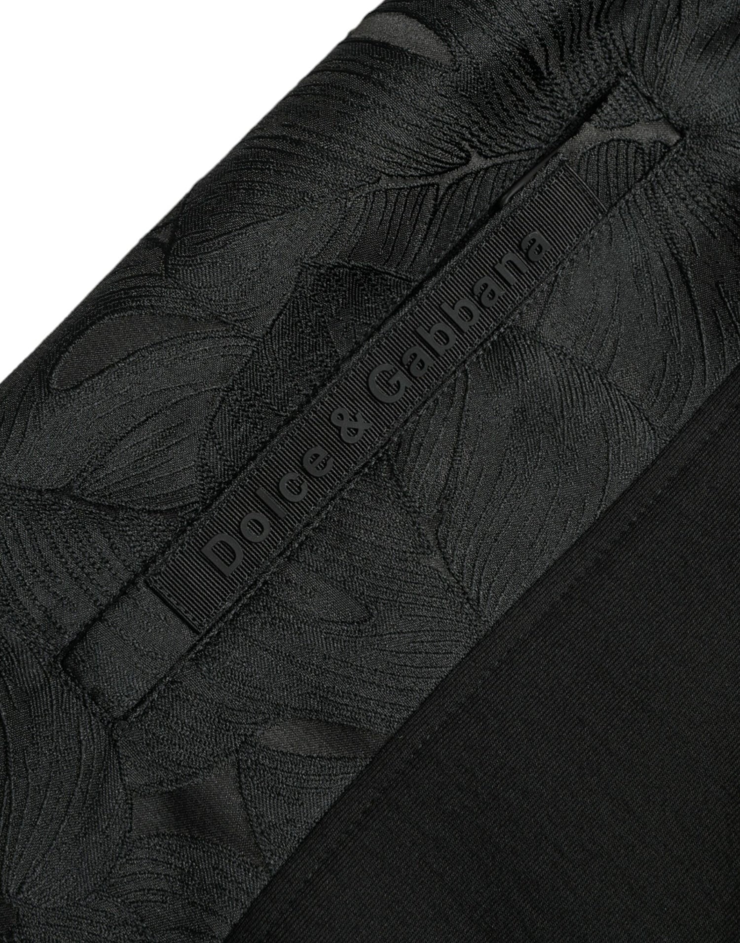 Dolce &amp; Gabbana Black Cotton Slim Stretch Jogger Pants