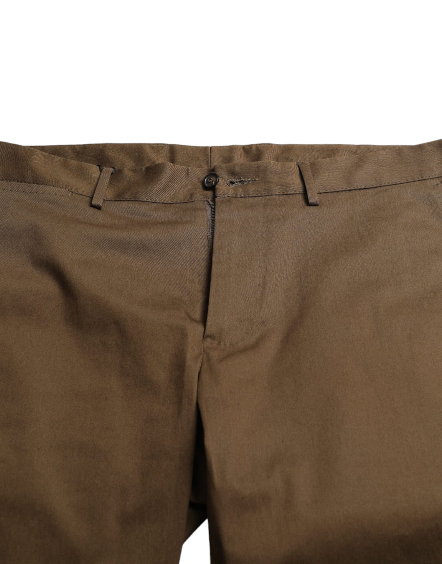 Dolce &amp; Gabbana Brown Cotton Stretch Men Bermuda Shorts