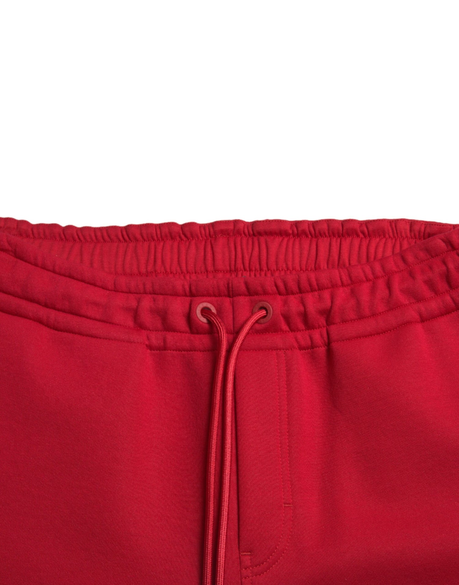 Dolce &amp;amp; Gabbana Röda Skinny Joggingbyxor i Bomullsblandning