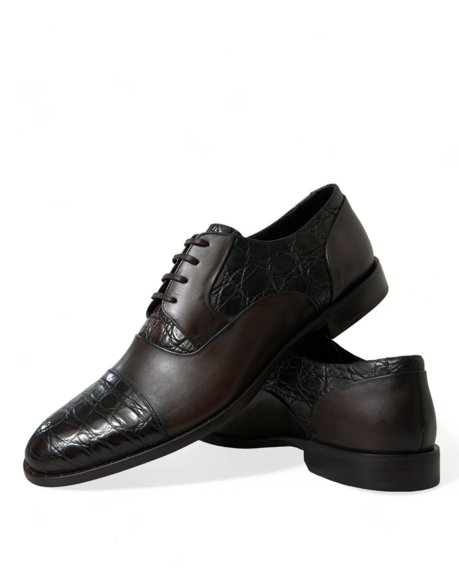 Dolce &amp;amp; Gabbana Bruna Exotiska Läderskor För Herr