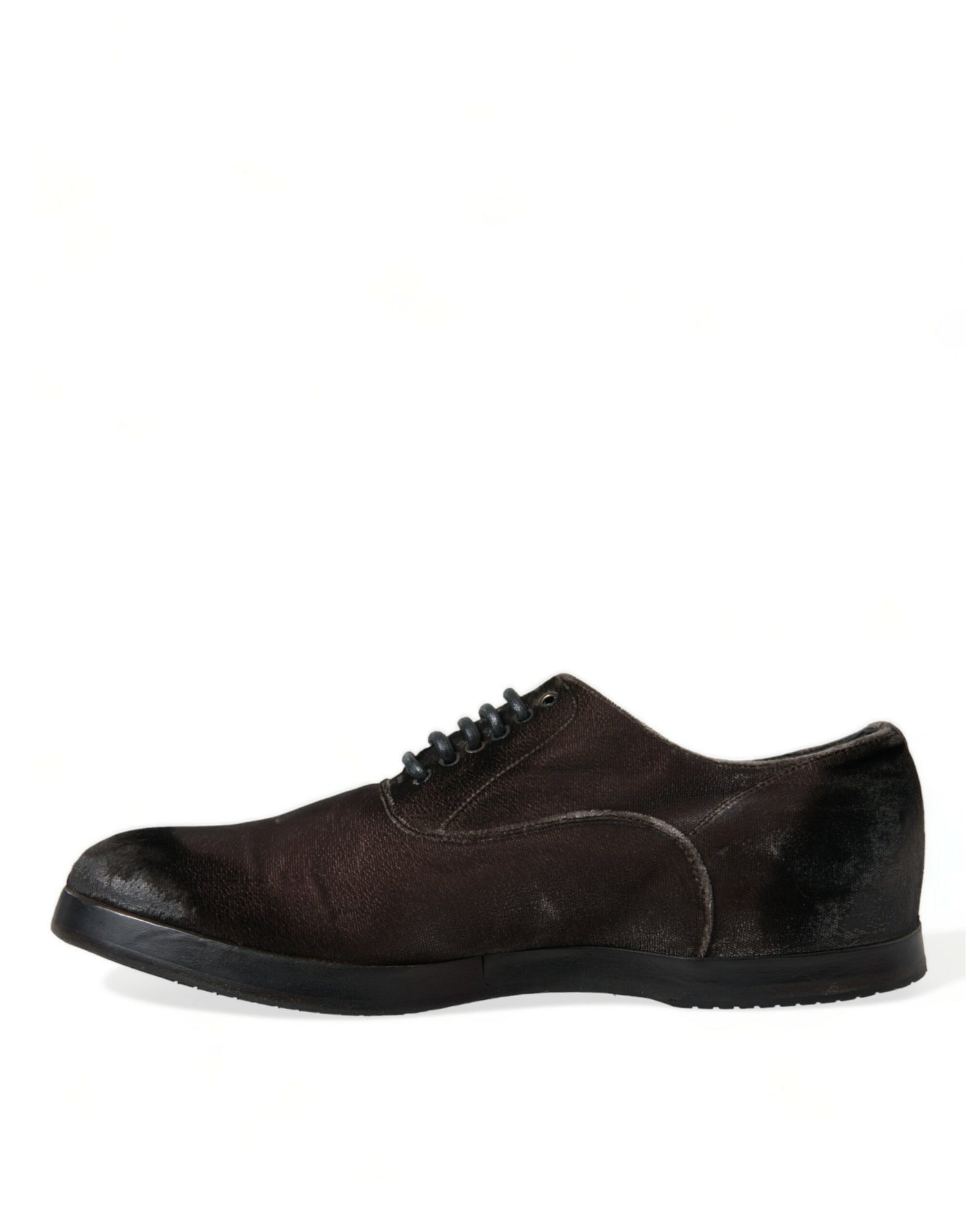 Dolce &amp;amp; Gabbana Bruna Sammet Herrskor Med Snörning Oxford