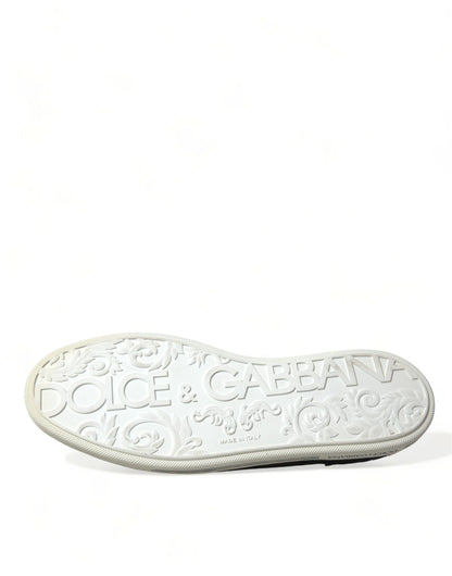Dolce &amp;amp; Gabbana Blå Mocka Caiman Herr Loafers Tofflor Skor