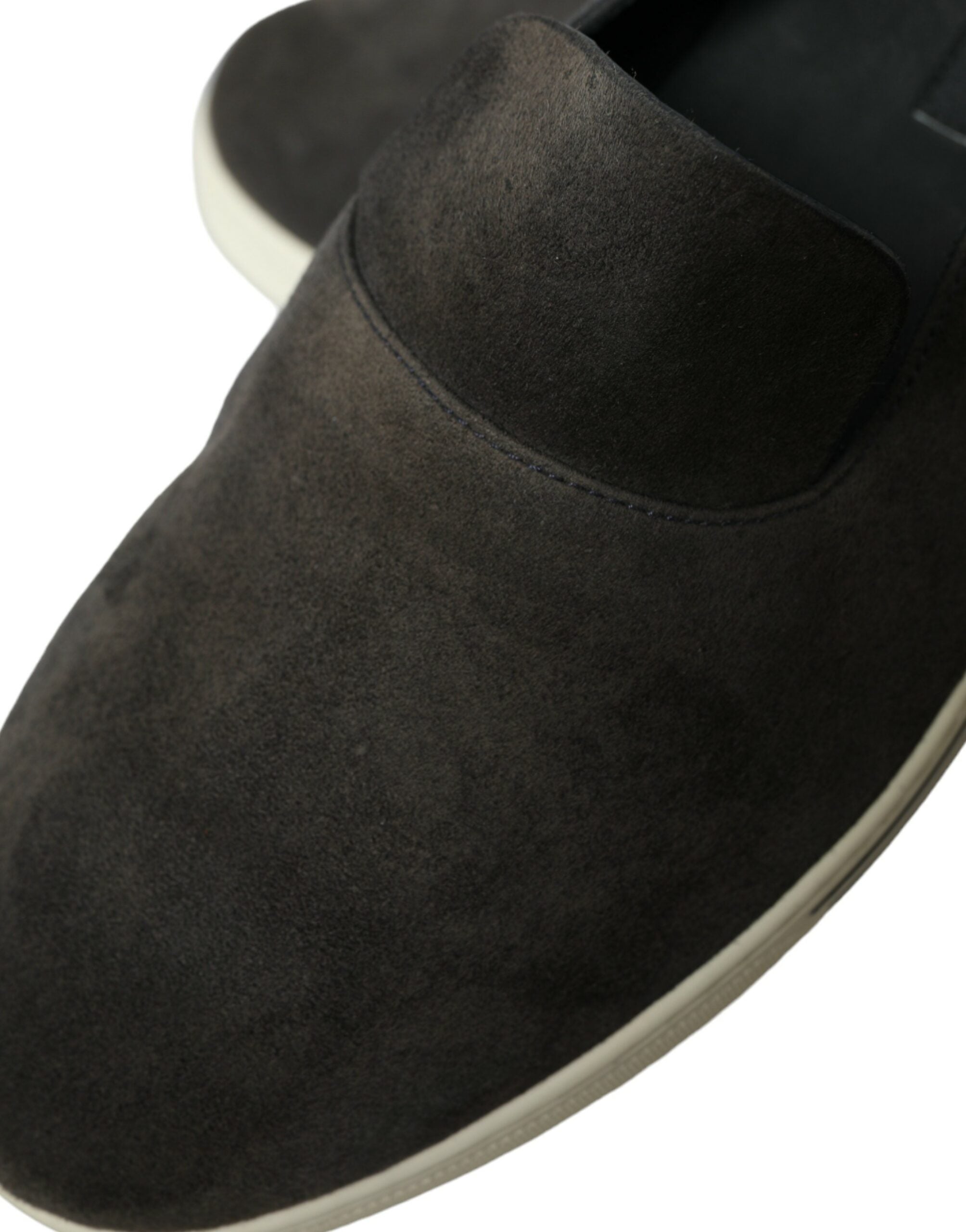 Dolce &amp;amp; Gabbana Blå Mocka Caiman Herr Loafers Tofflor Skor