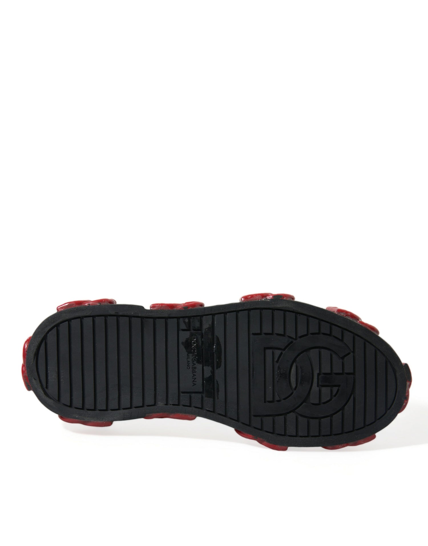 Dolce &amp;amp; Gabbana Flerfärgade Kamouflage Höga Sneakers Skor