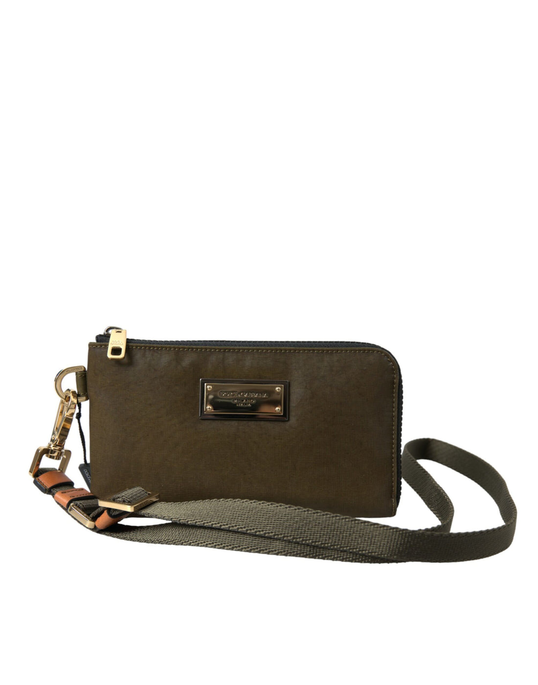 Dolce &amp;amp; Gabbana Mörkgrön Nylon Logo Multifunktionell Kit 2-delars Set Väskor