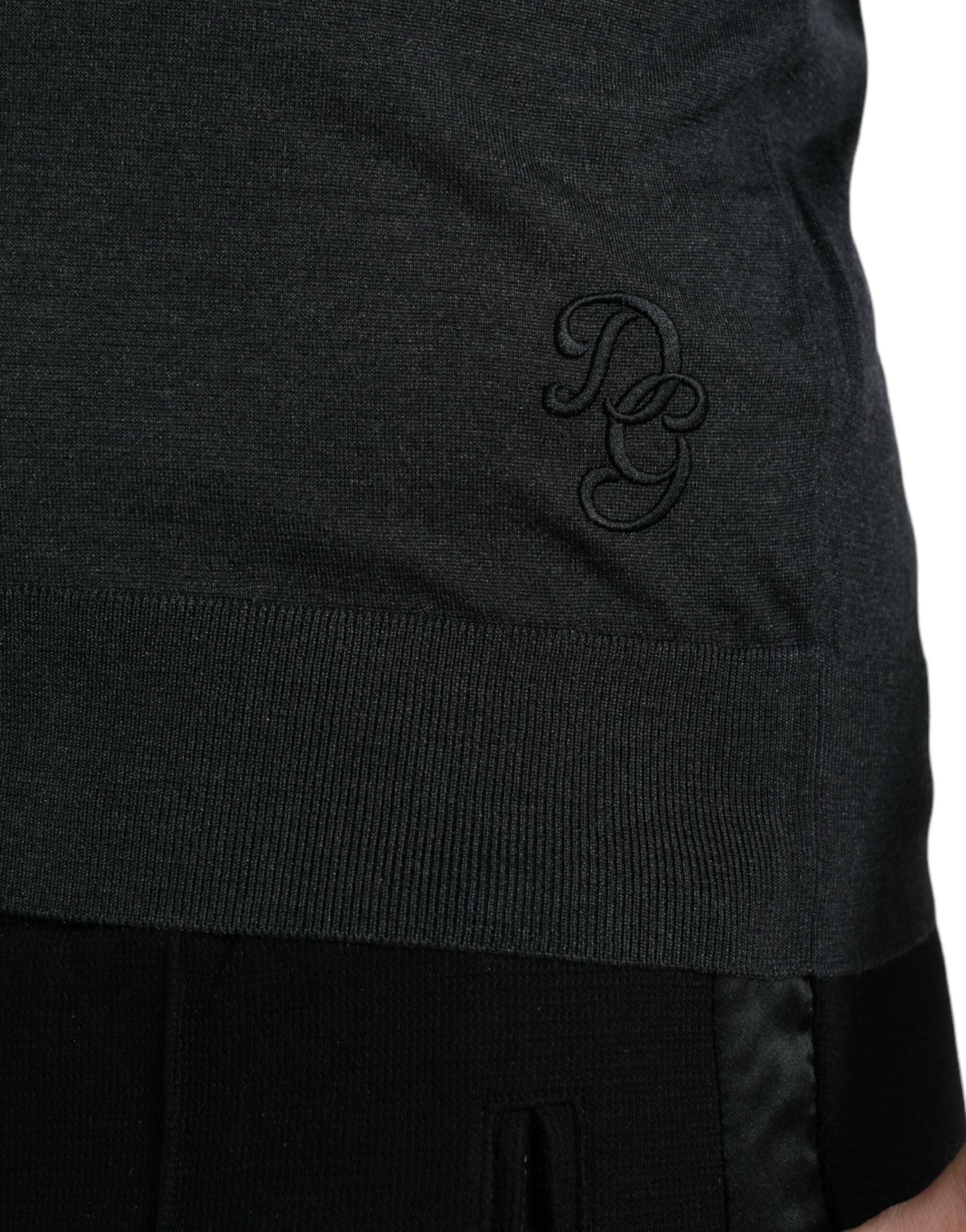 Dolce &amp; Gabbana Dark Gray Crew Neck Short Sleeves T-shirt