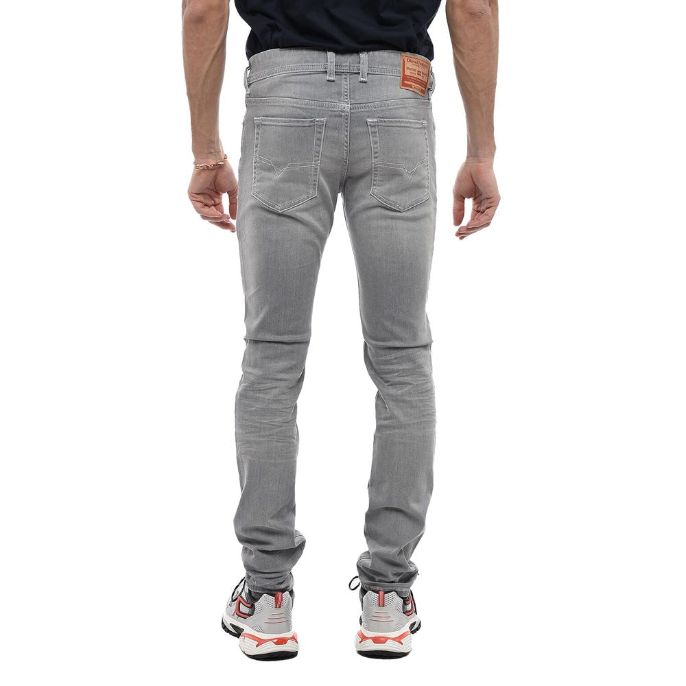 Diesel Grå Bomullsjeans &amp;amp; Byxor