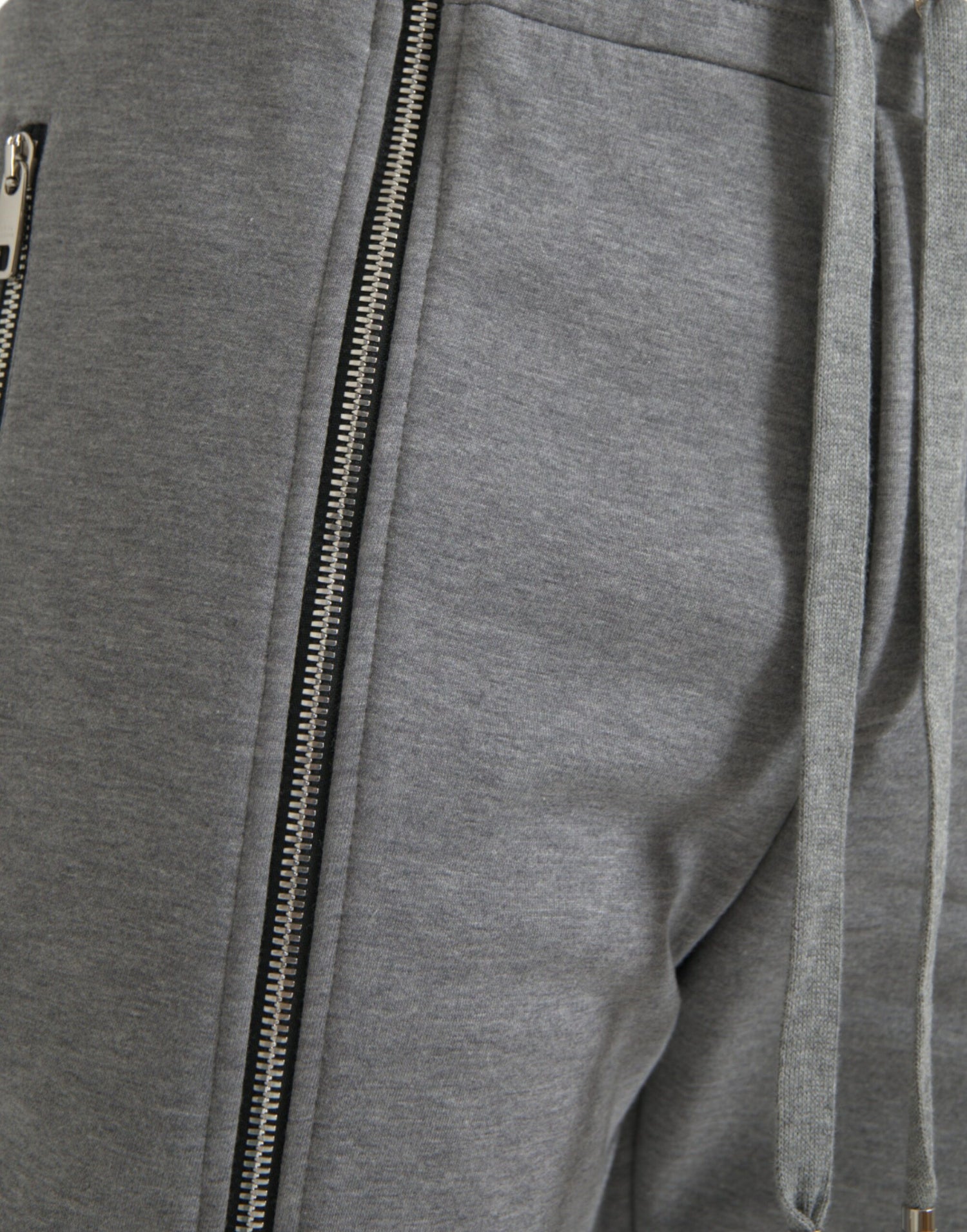 Dolce &amp;amp; Gabbana Grå Bomull Jogger Skinny Träningsbyxor