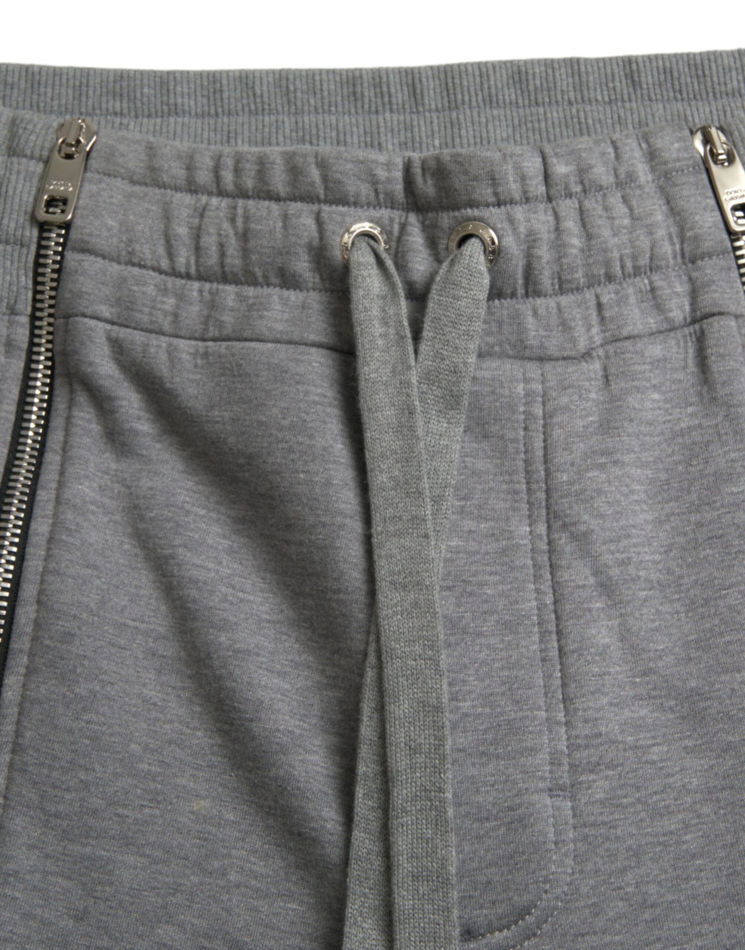 Dolce &amp;amp; Gabbana Grå Bomull Jogger Skinny Träningsbyxor