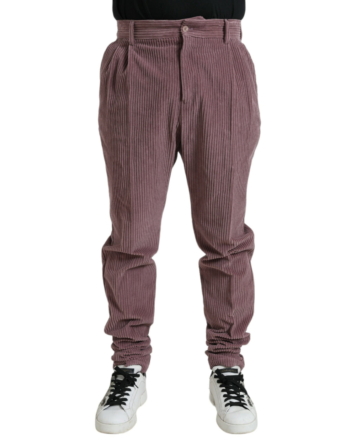 Dolce &amp;amp; Gabbana Lila Stretchiga Skinny Byxor i Manchester i Bomull