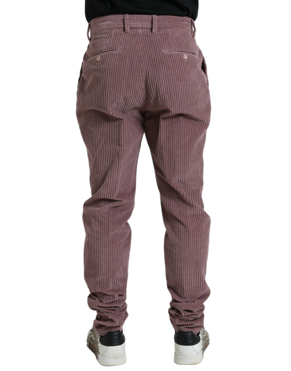 Dolce &amp;amp; Gabbana Lila Stretchiga Skinny Byxor i Manchester i Bomull