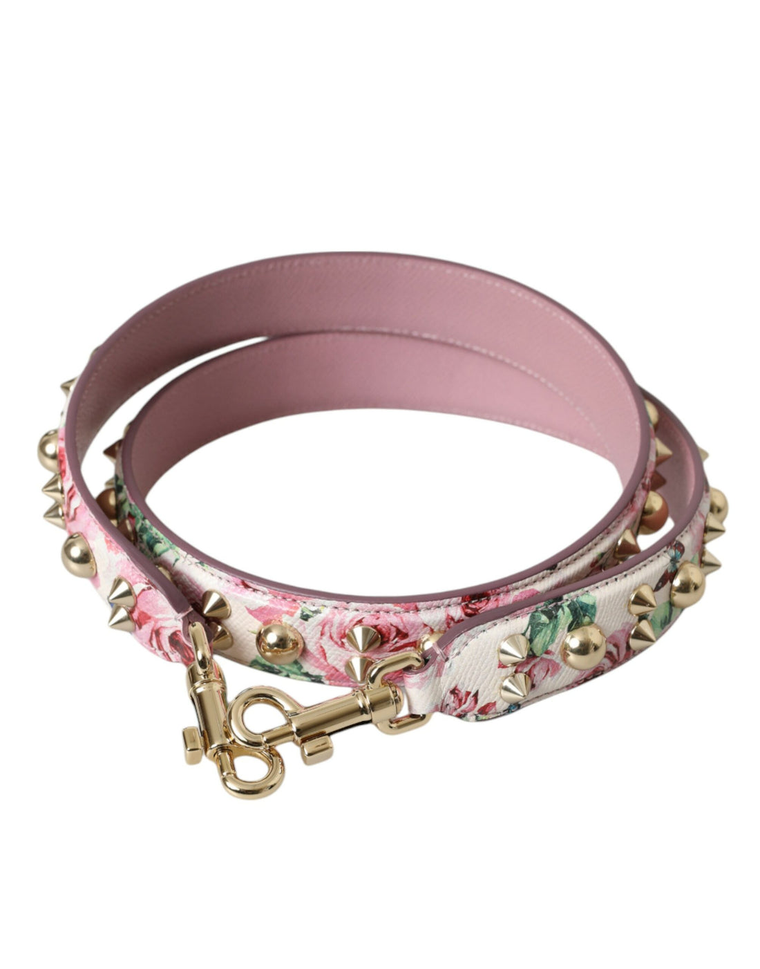 Dolce &amp;amp; Gabbana Rosa Blommig Handväska Tillbehör Axelrem