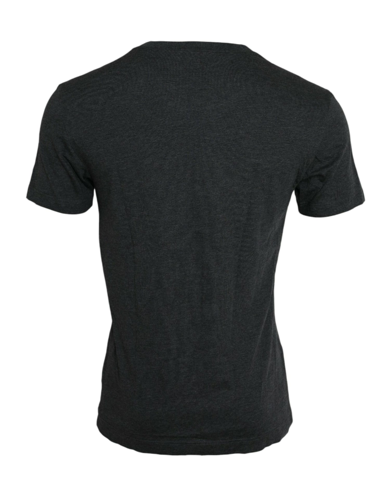 Dolce &amp;amp; Gabbana Grå Logotyptryck Rundringad Kortärmad T-shirt
