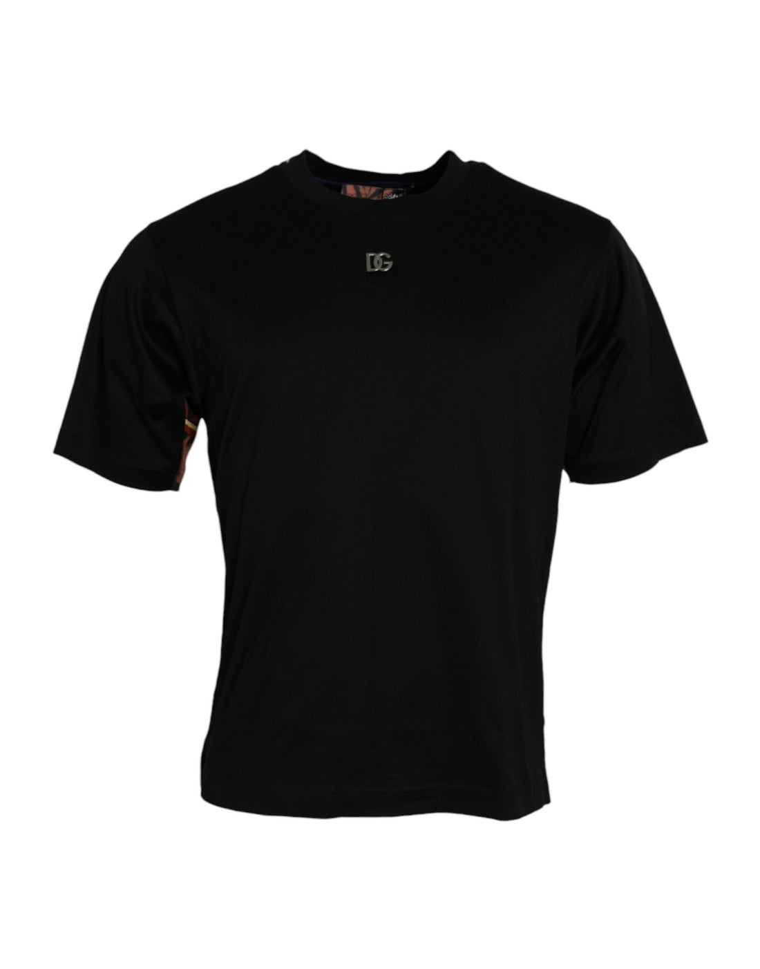 Dolce &amp;amp; Gabbana Flerfärgad Tiger Print Bomull Kortärmad T-shirt