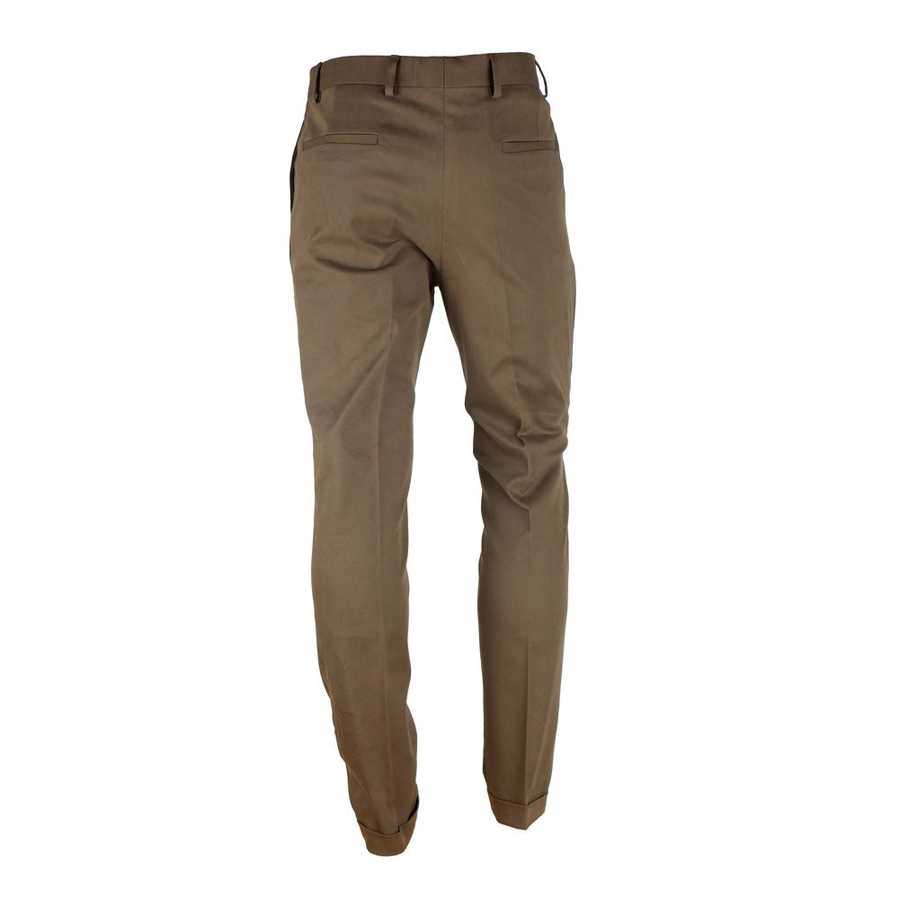 Made in Italy Brown Wool Men&