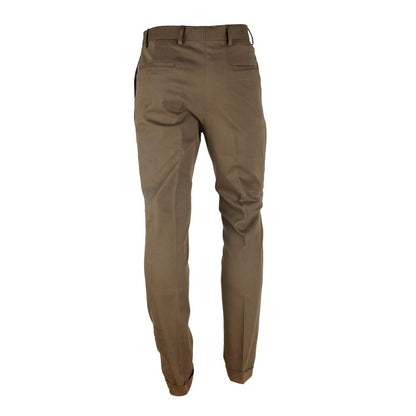 Made in Italy Brown Wool Men&