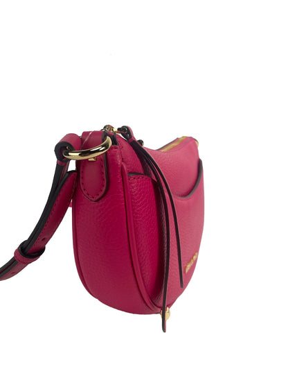 Michael Kors Dover Liten Rosa Half Moon Axelremsväska
