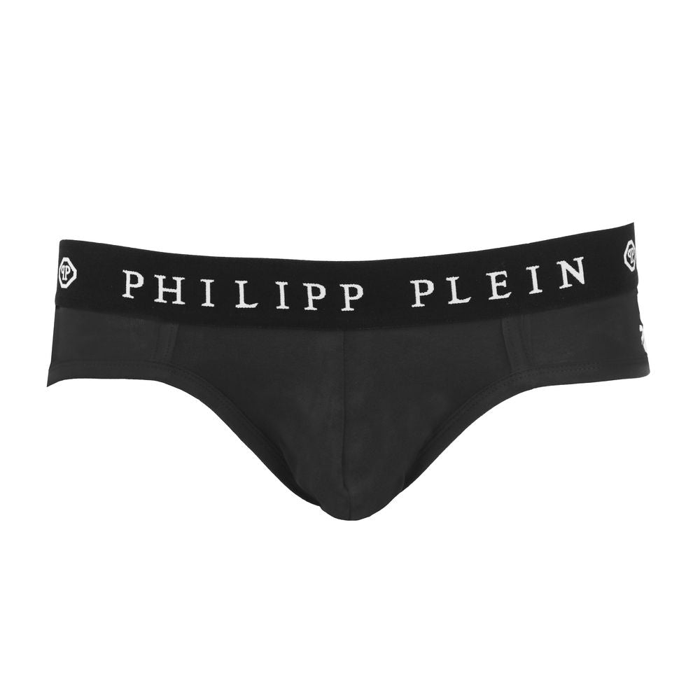 Philipp Plein svarta bomullsboxershorts för män