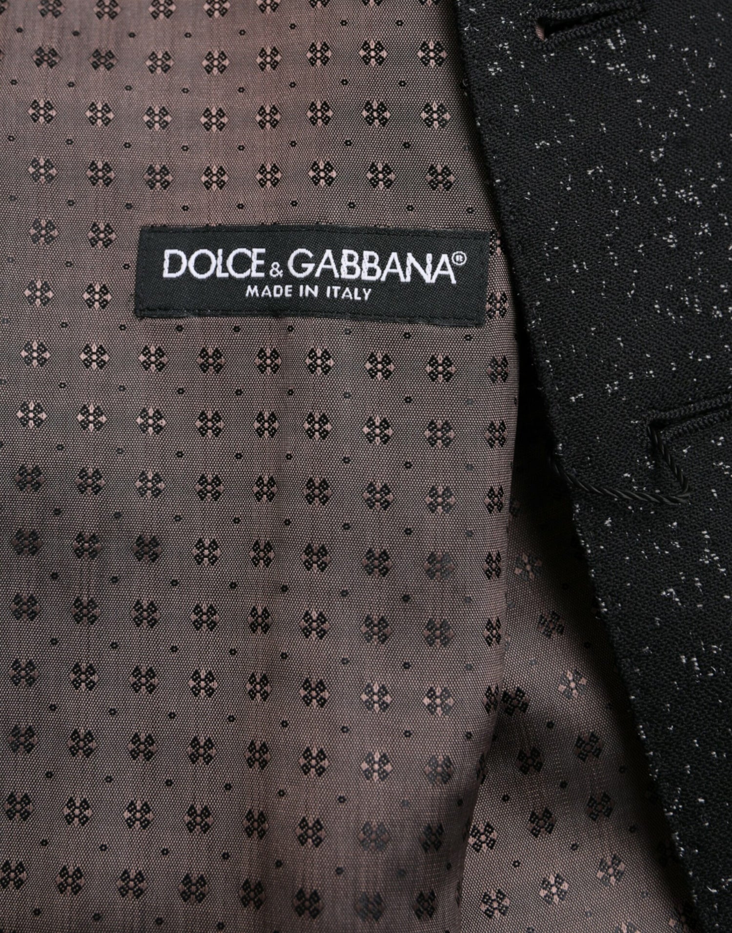 Dolce &amp;amp; Gabbana Svart Brun Sidenväst Klänning Formell Väst