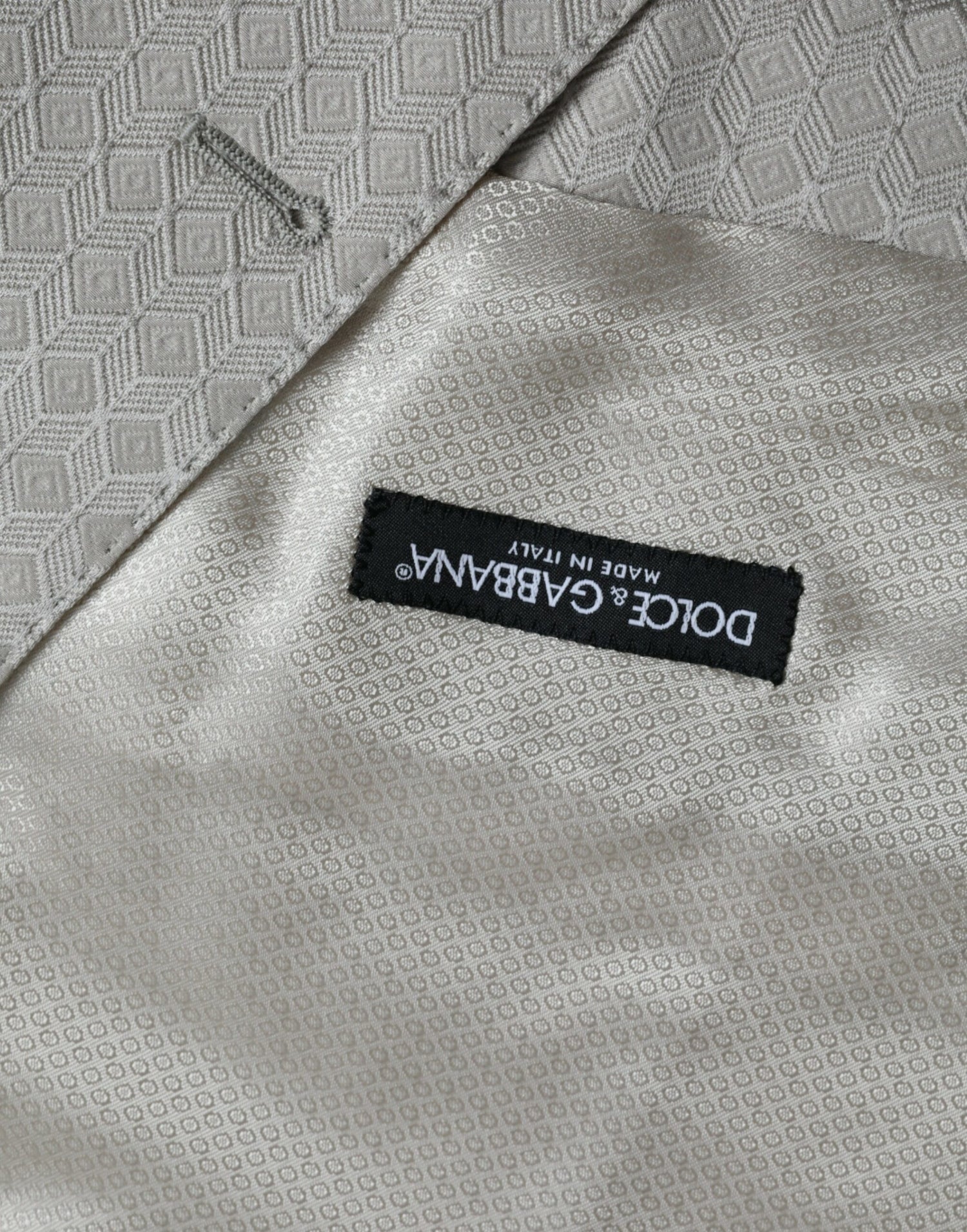 Dolce &amp;amp; Gabbana Off White Bomullsväst Klänning Formell Väst