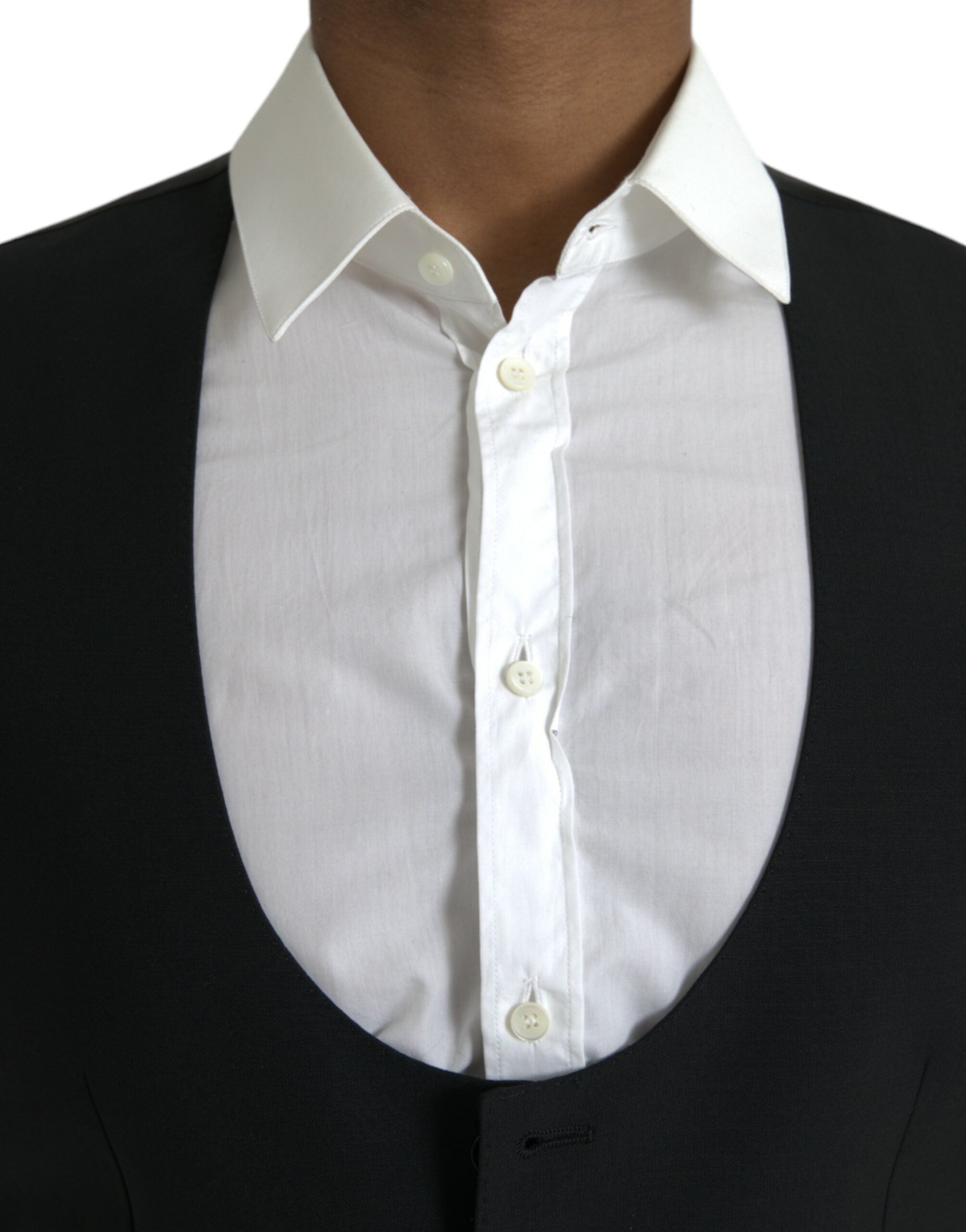 Dolce &amp;amp; Gabbana Svart Ullväst Klänning Formell Väst