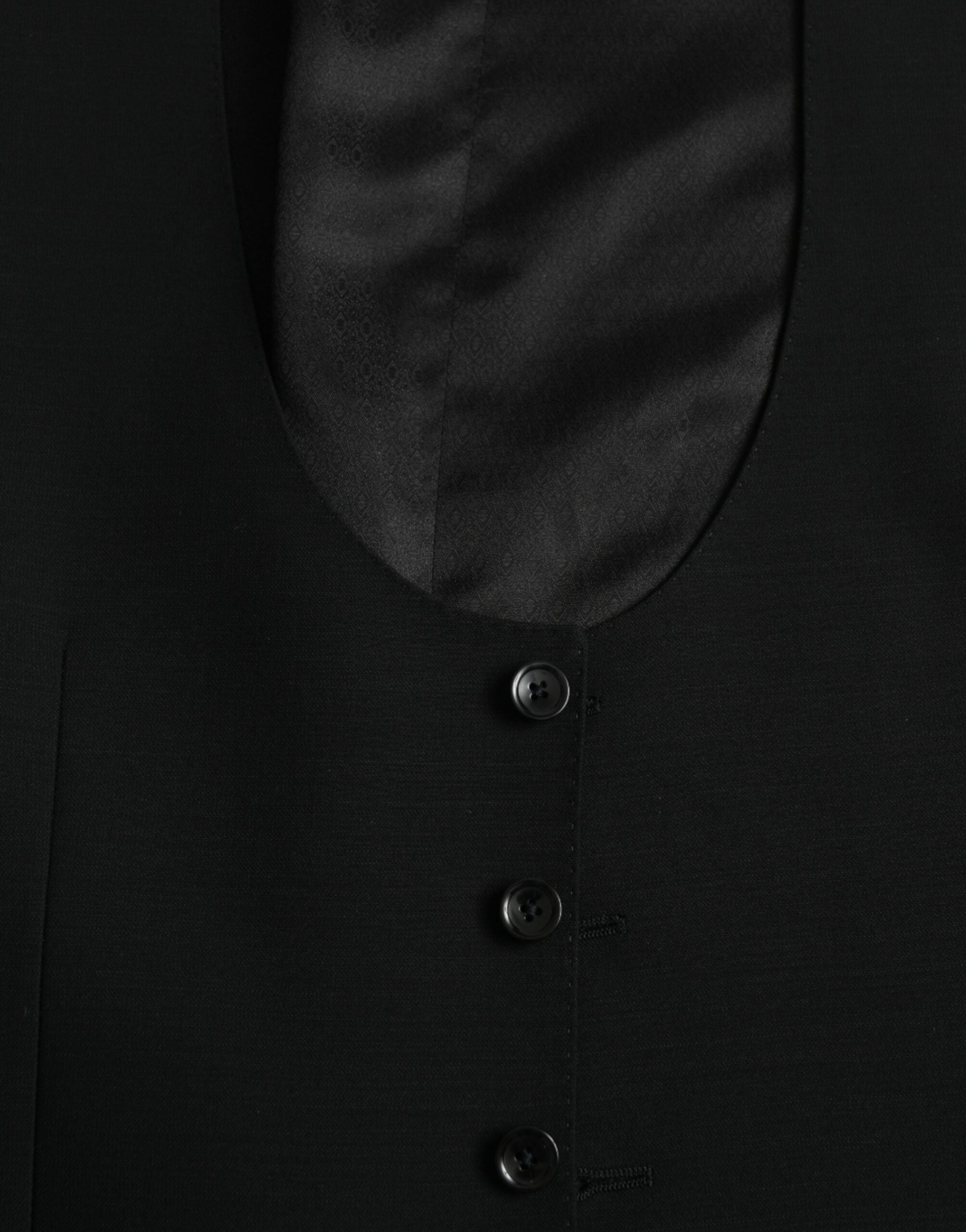 Dolce &amp;amp; Gabbana Svart Ullväst Klänning Formell Väst