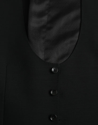 Dolce &amp;amp; Gabbana Svart Ullväst Klänning Formell Väst