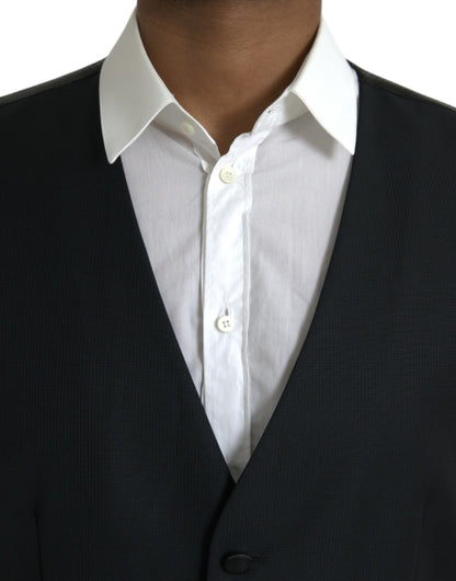 Dolce &amp;amp; Gabbana Svart Ullväst Klänning Formell Väst