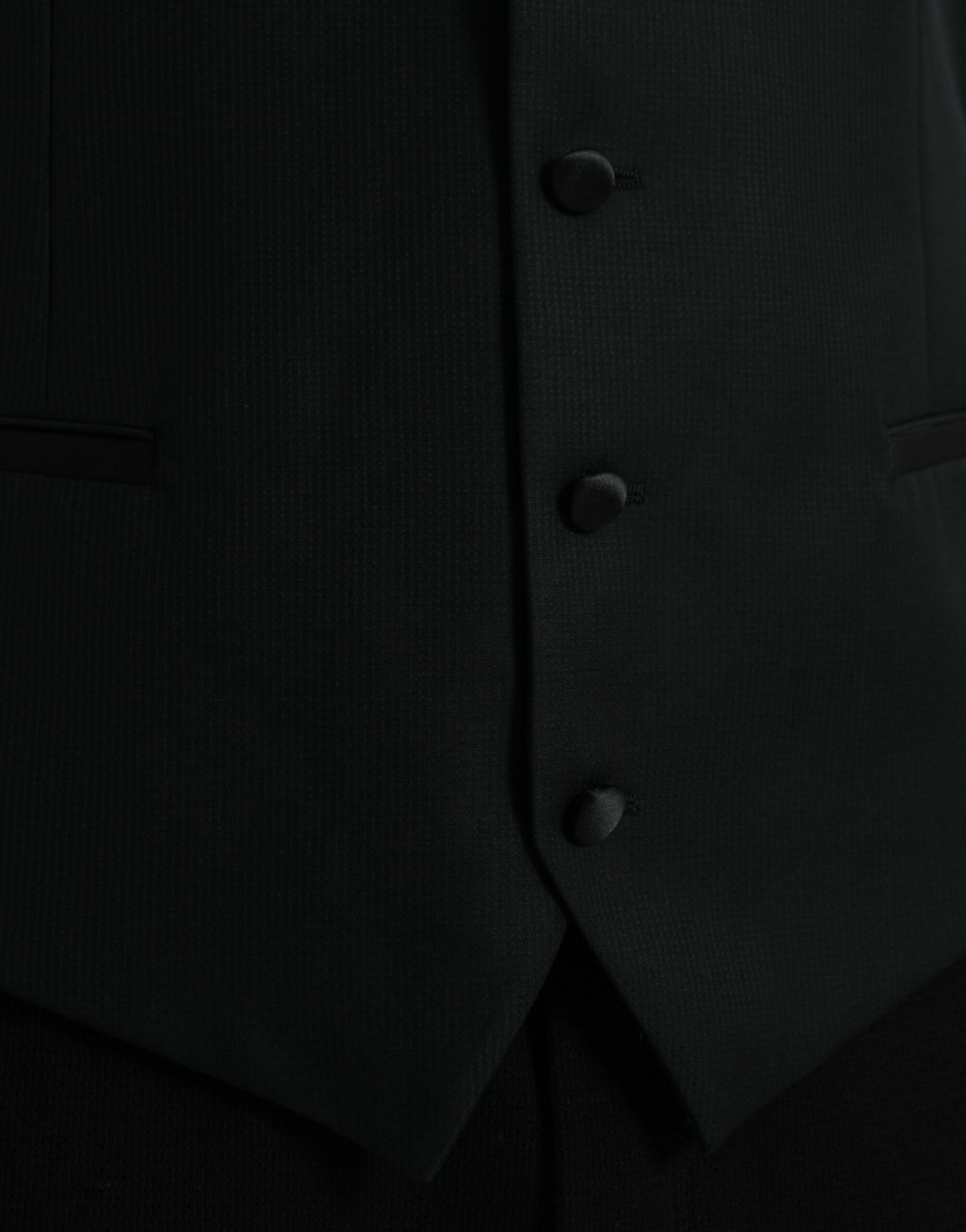 Dolce &amp;amp; Gabbana Svart Ullväst Klänning Formell Väst