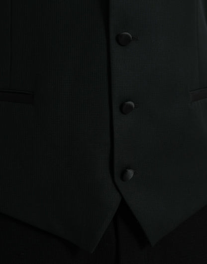 Dolce &amp;amp; Gabbana Svart Ullväst Klänning Formell Väst