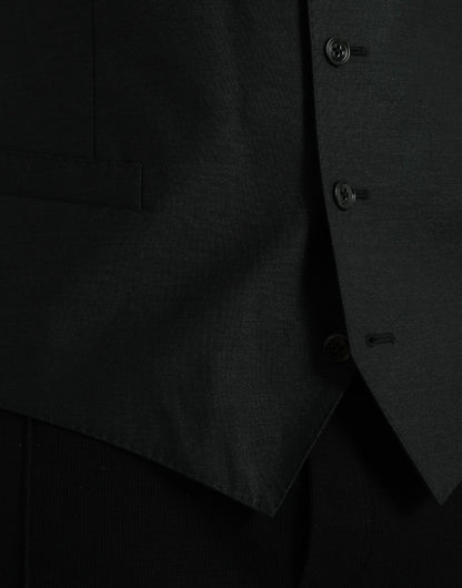 Dolce &amp;amp; Gabbana Svart Ullväst Klänning Formell Väst