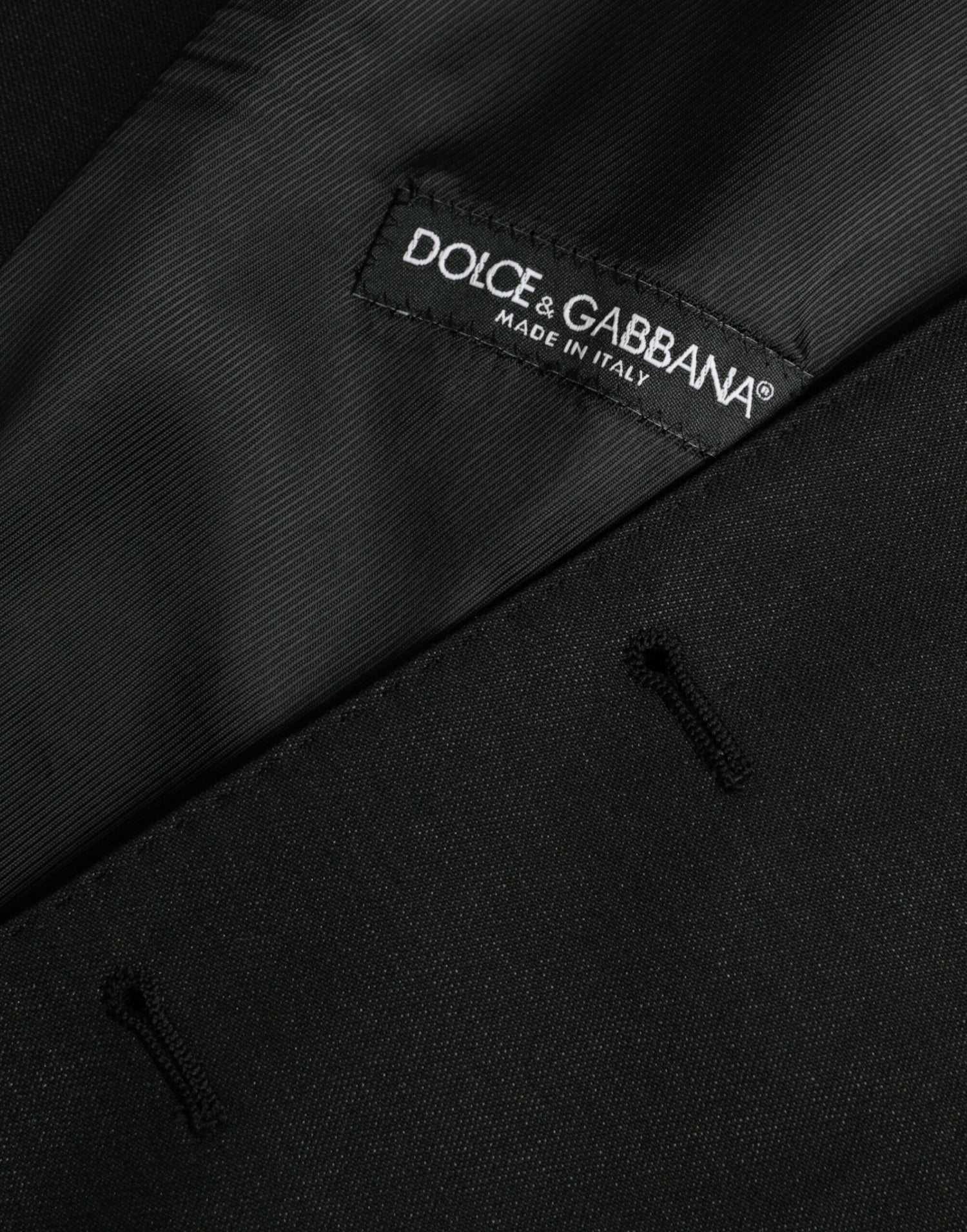 Dolce &amp;amp; Gabbana Svart Ullväst Klänning Formell Väst