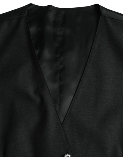 Dolce &amp;amp; Gabbana Svart Ullväst Klänning Formell Väst