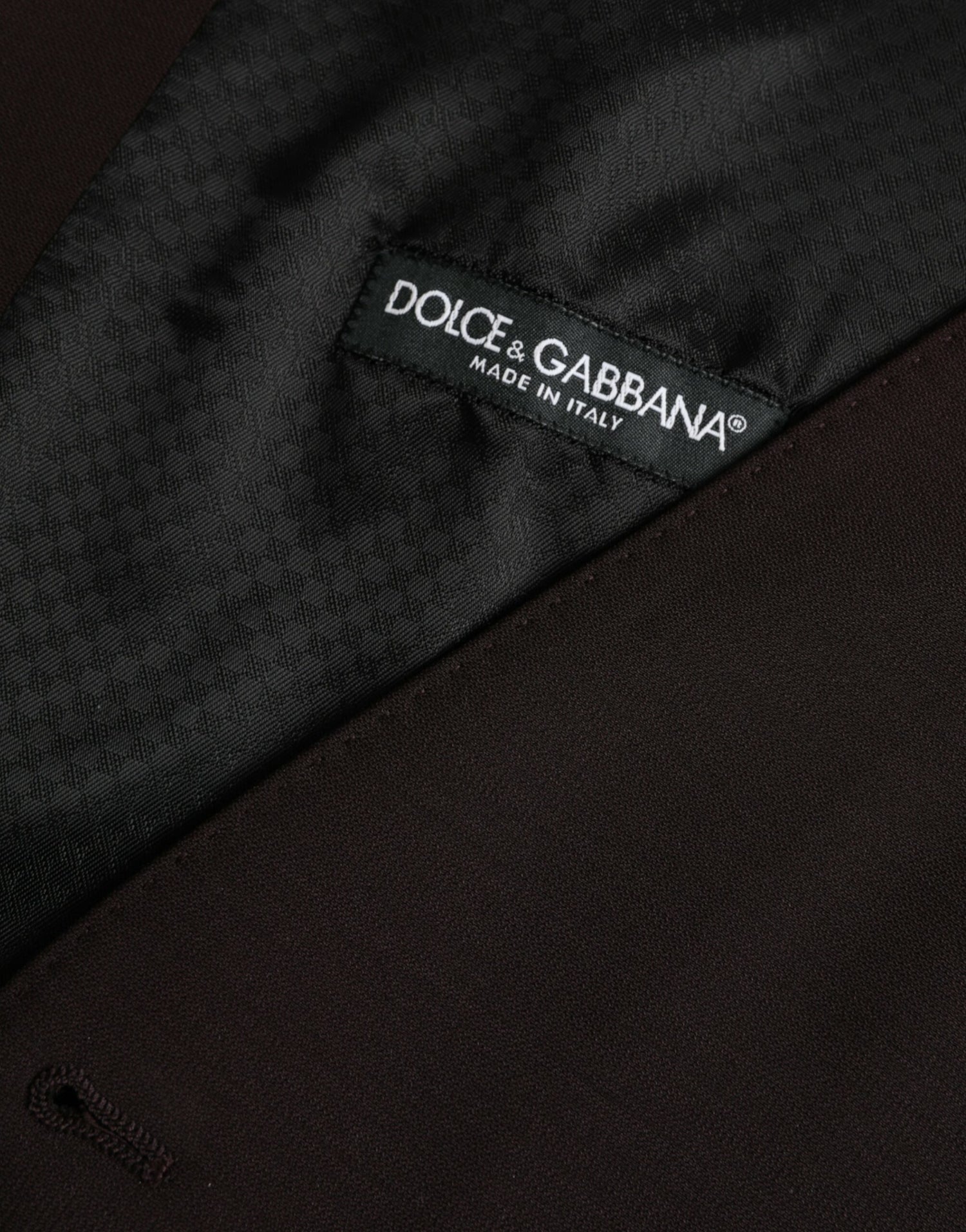 Dolce &amp;amp; Gabbana Brun Ullväst Klänning Formell Väst