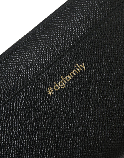 Dolce &amp; Gabbana Black Blue Leather 