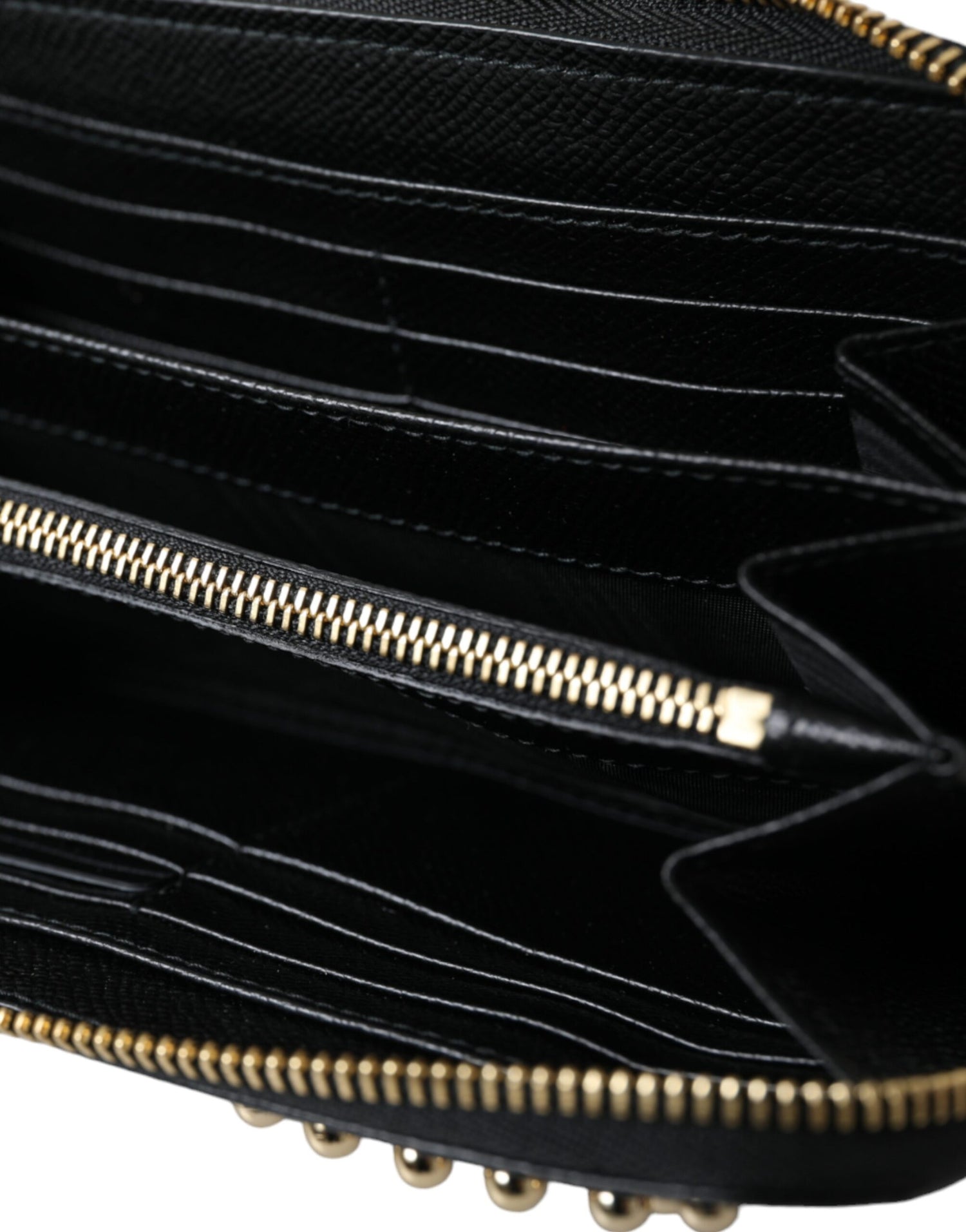Dolce &amp; Gabbana Black Blue Leather 