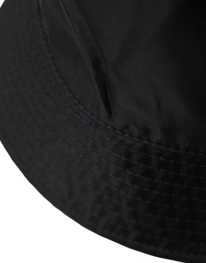 Dolce &amp;amp; Gabbana Svart Bredbrättad Bucket Hatt Herr