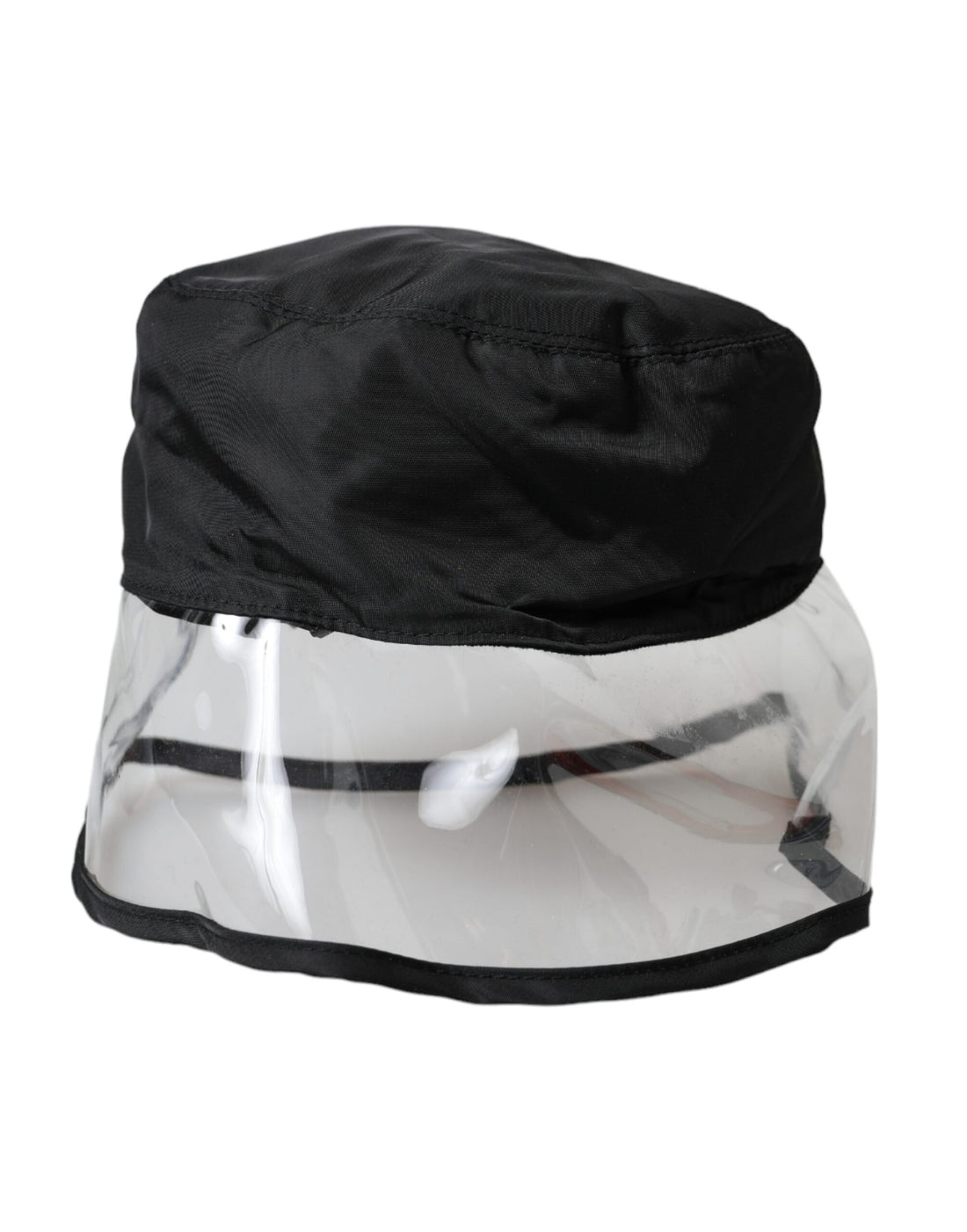 Dolce &amp;amp; Gabbana Svart Polyester Plast Bucket Hat Herr