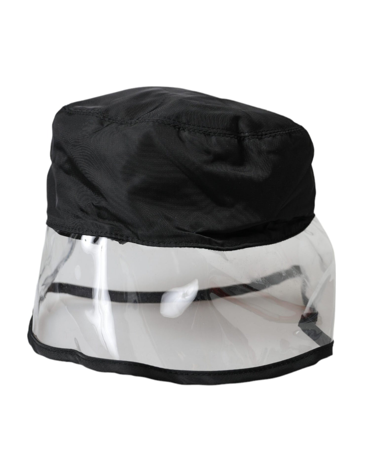 Dolce &amp;amp; Gabbana Svart Polyester Plast Bucket Hat Herr