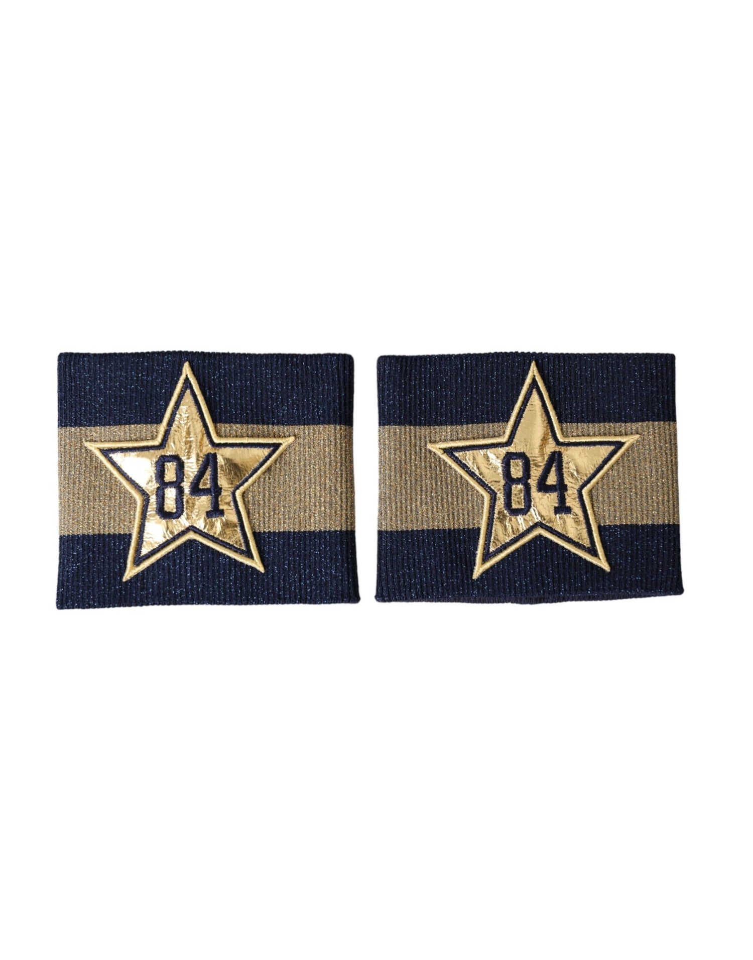 Dolce &amp;amp; Gabbana Svart Guld Logo Star 84 Viskosarmband