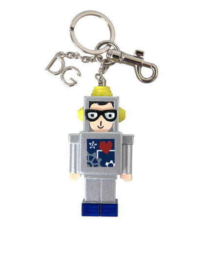 Dolce &amp;amp; Gabbana Flerfärgad Astronaut Rymdnyckelring i Metall med Logotyp