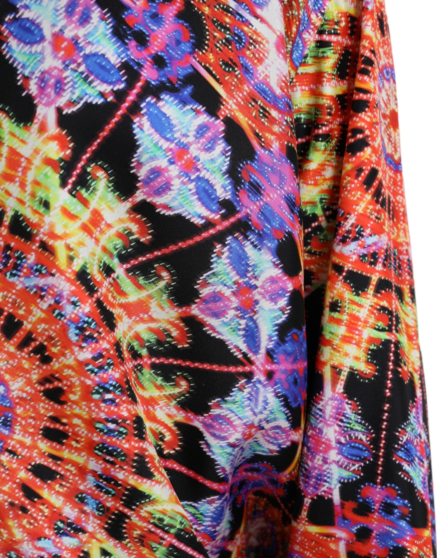Dolce &amp;amp; Gabbana Multicolor Luminarie Silk Men Casual Shirt