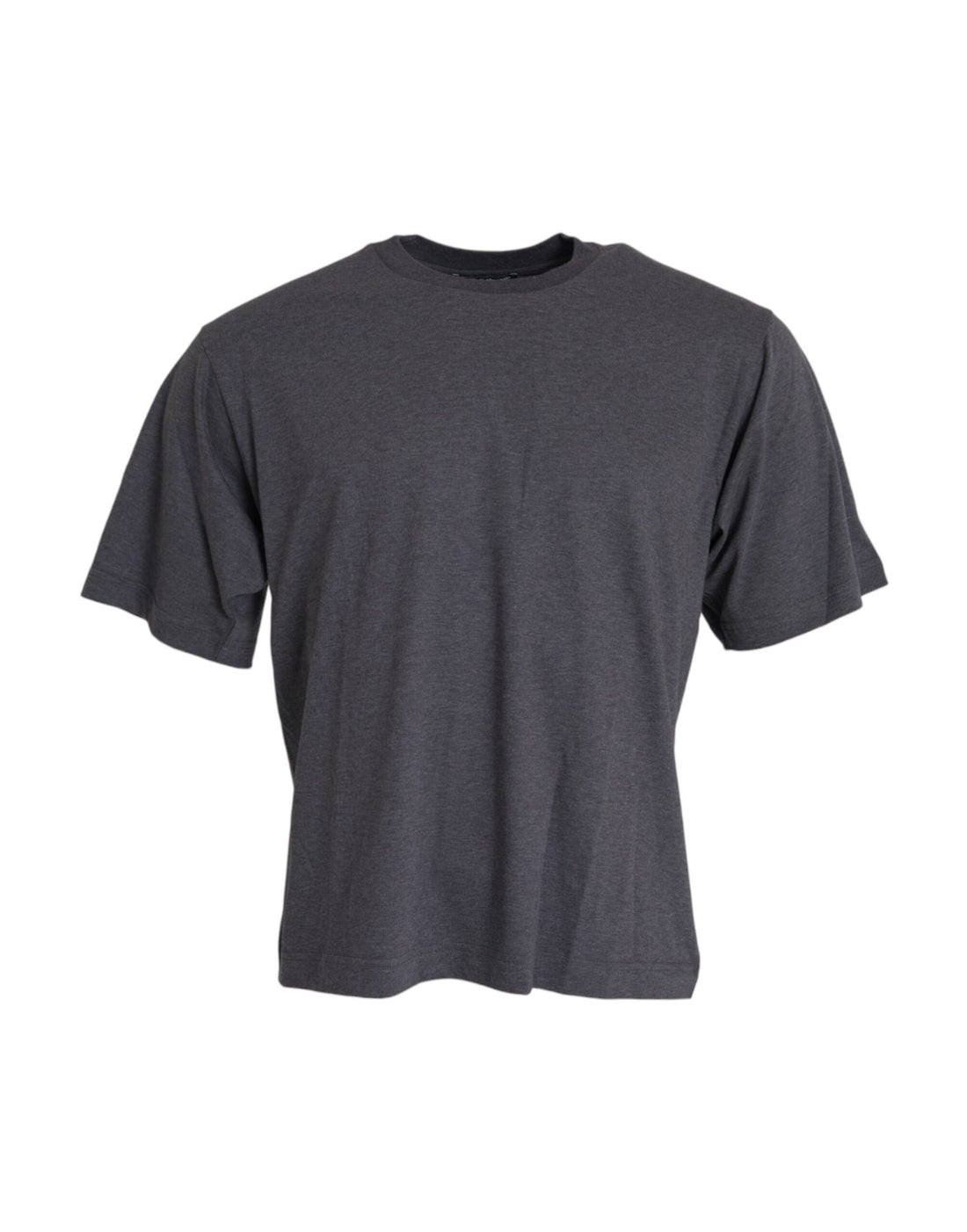 Dolce &amp;amp; Gabbana Grå bomulls-t-shirt med rund hals och kort ärm