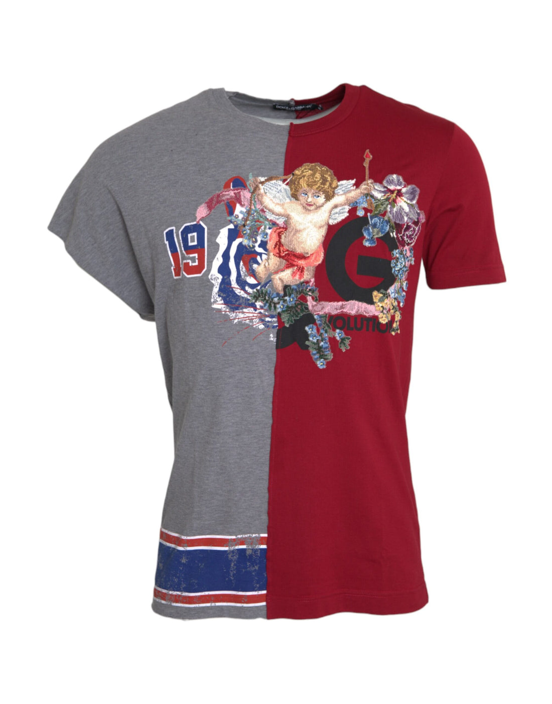 Dolce &amp;amp; Gabbana flerfärgad t-shirt med kort ärm och grafisk design
